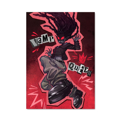 Poster Rouge Profond