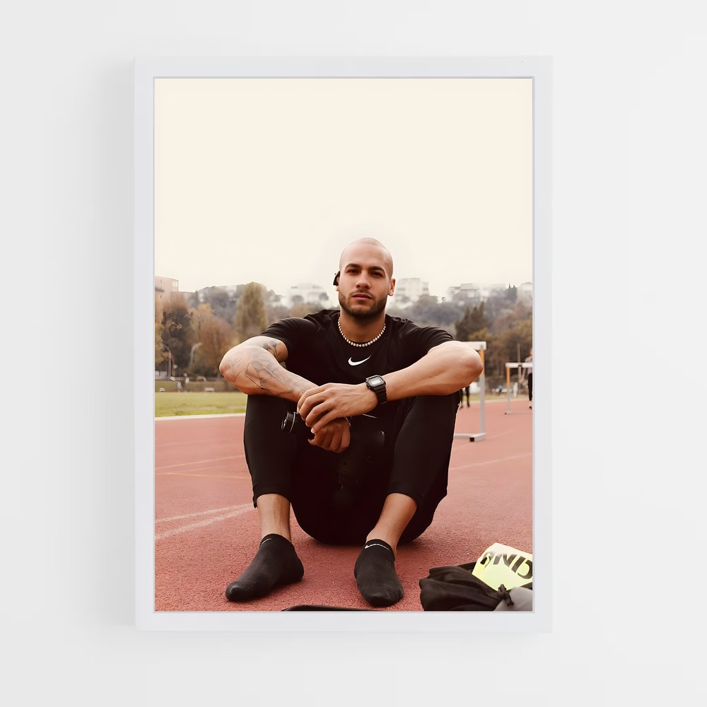 ap-marcell jacobs-4 cadre Blanc