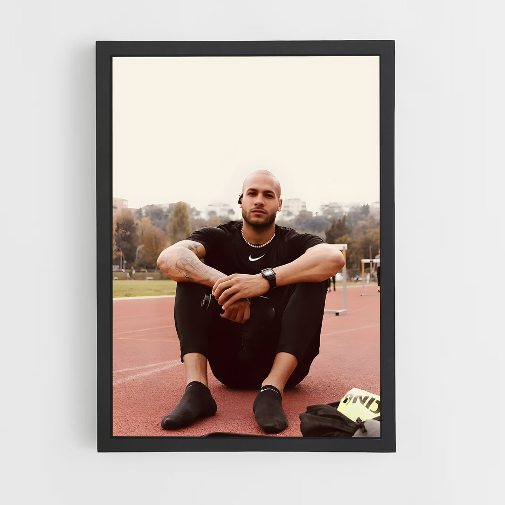 ap-marcell jacobs-4 cadre Noir