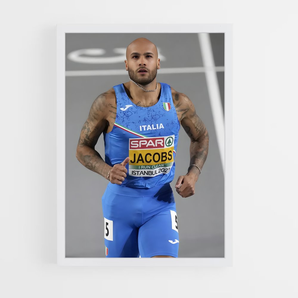 ap-marcell jacobs-5 cadre Blanc