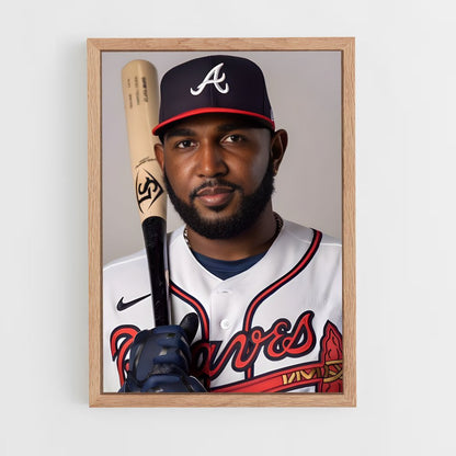 ap-marcell ozuna-1 cadre Bois clair
