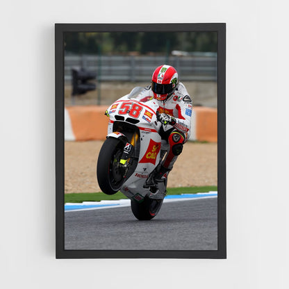 ap-marco simoncelli-4 cadre Noir