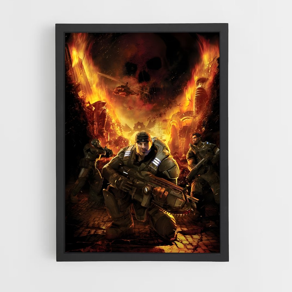 ap-marcus fenix-7 cadre Noir