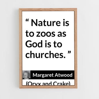 ap-margaret atwood-6 cadre Bois clair