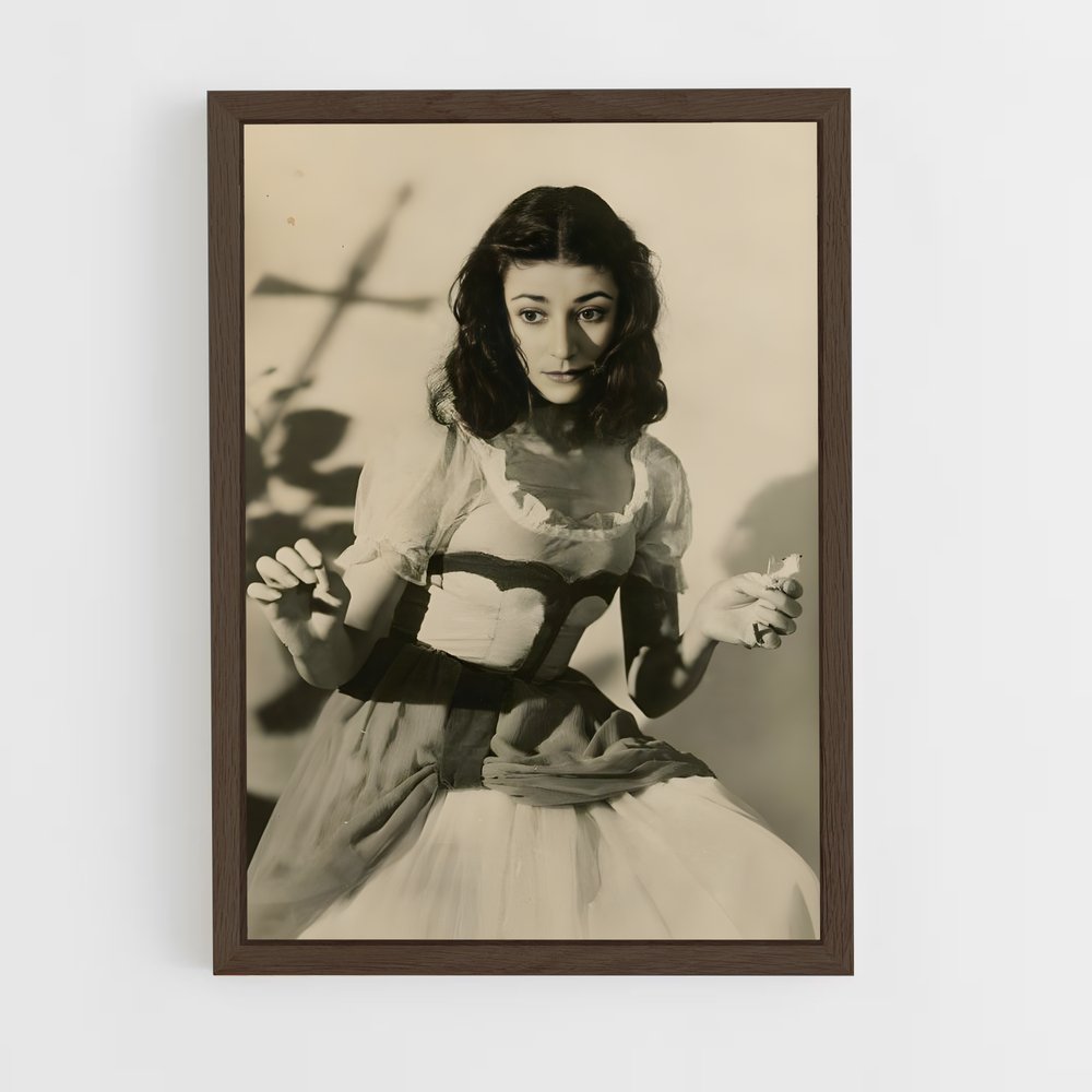ap-margot fonteyn-2 cadre Bois foncé