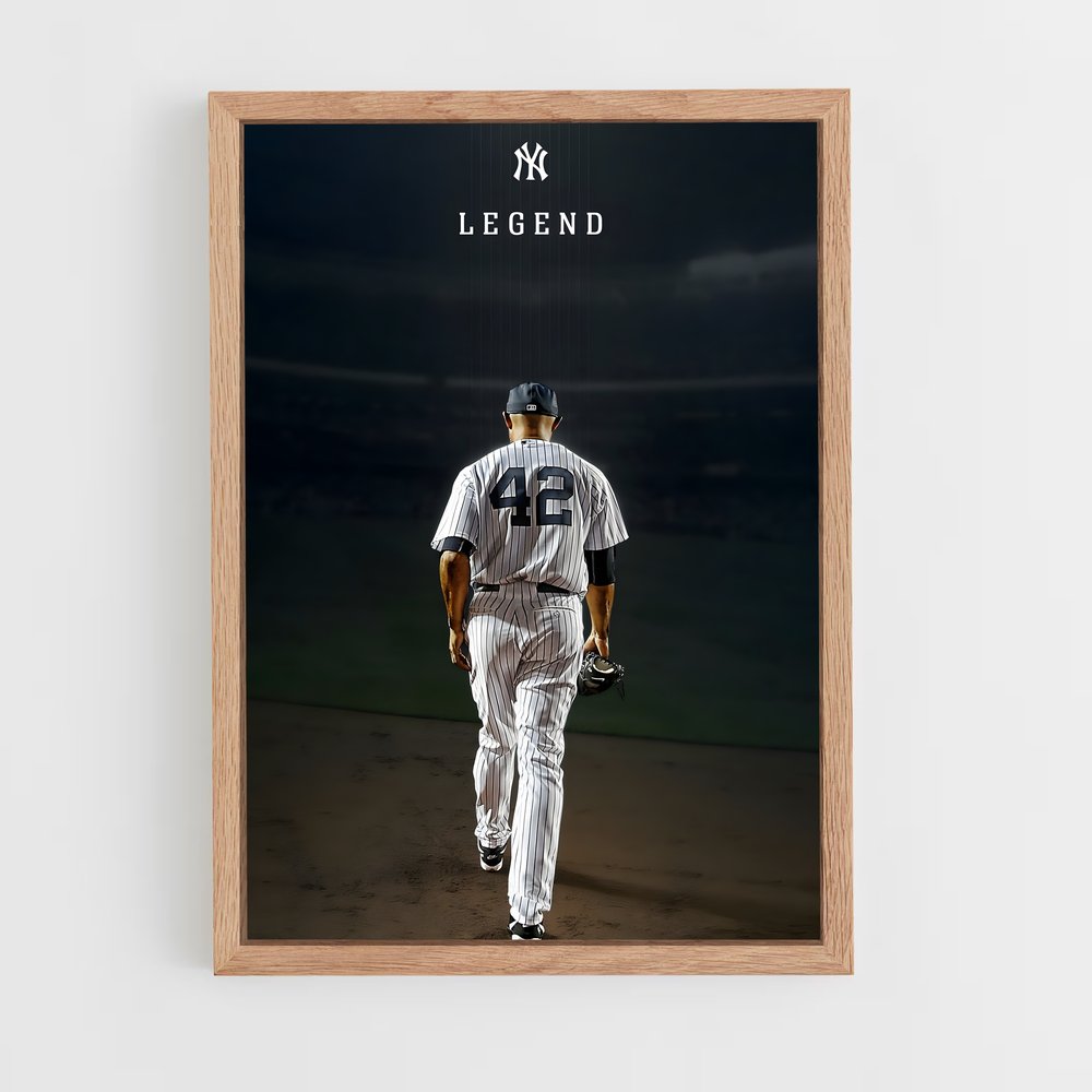 ap-mariano rivera-1 cadre Bois clair