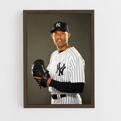 ap-mariano rivera-2 cadre Bois foncé
