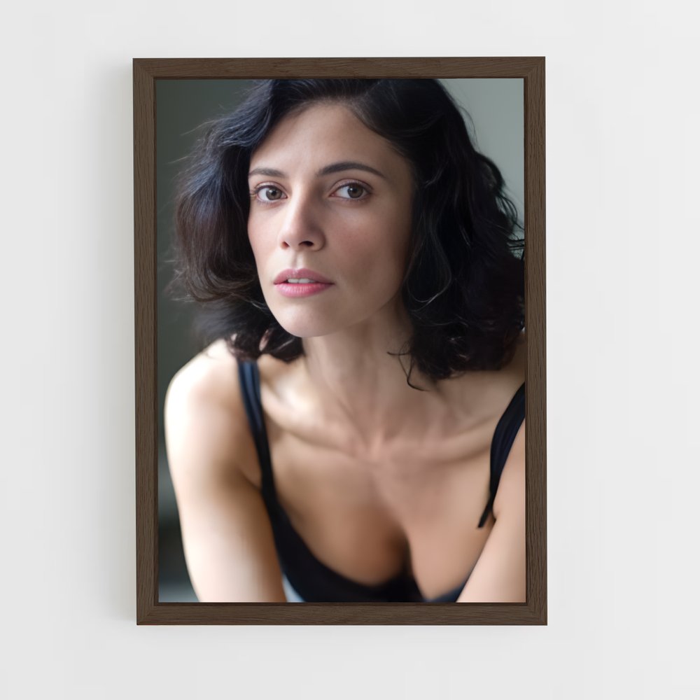 ap-maribel verdu-5 cadre Bois foncé
