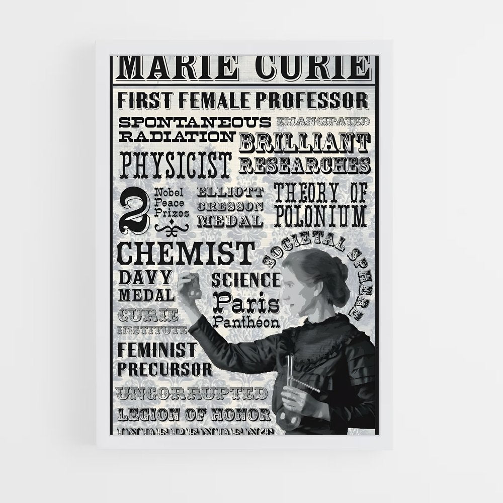 ap-marie curie-1 cadre Blanc