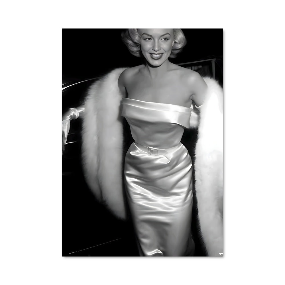 Poster Marilyn en Blanc