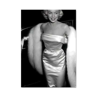 Poster Marilyn en Blanc