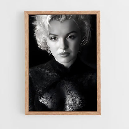 ap-marilyn monroe-11 cadre Bois clair