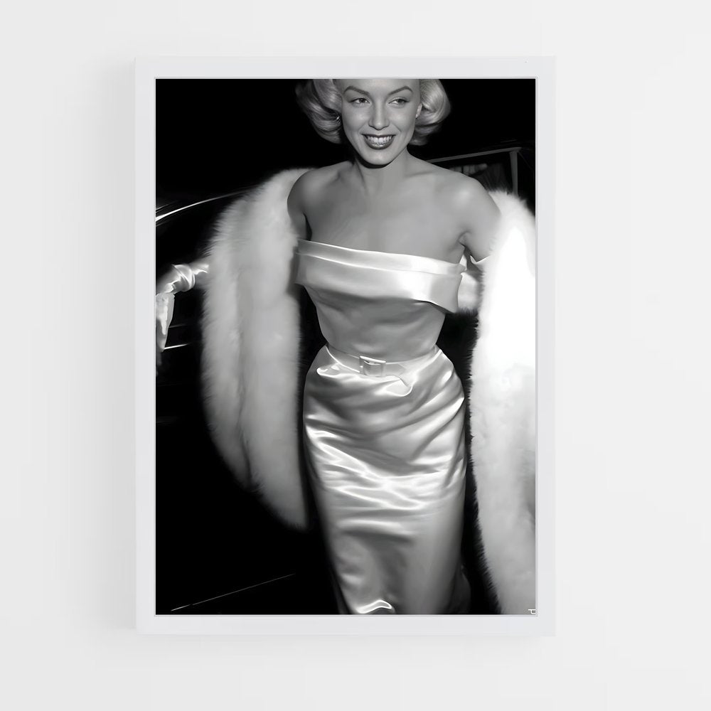 ap-marilyn monroe-4 cadre Blanc
