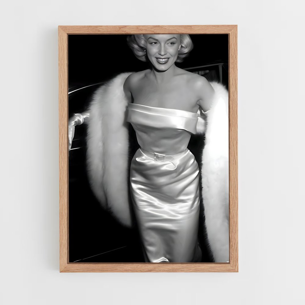 ap-marilyn monroe-4 cadre Bois clair