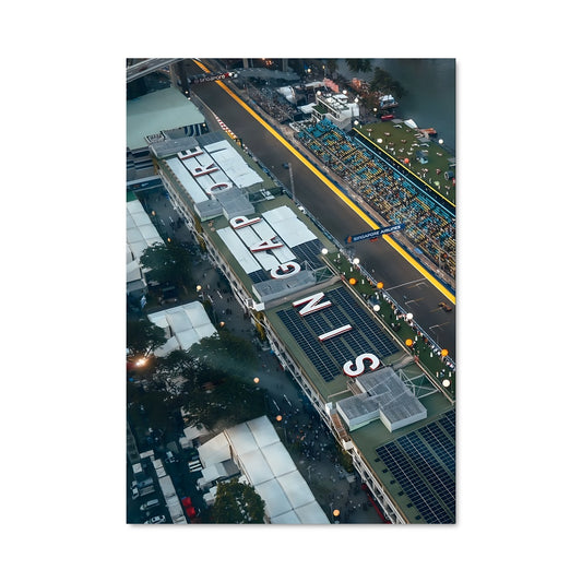 Poster La Foule de Marina Bay