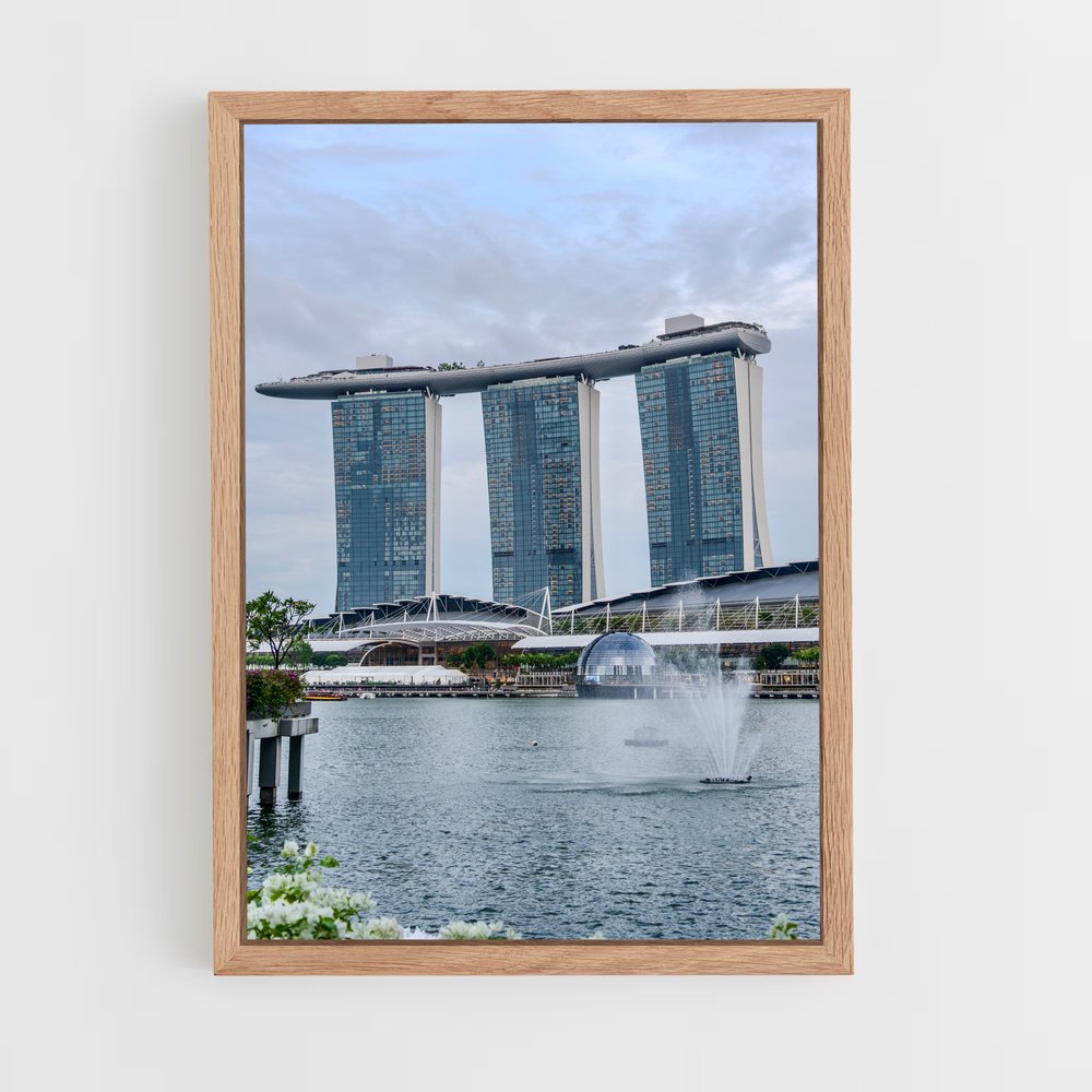 ap-marina bay sands-4 cadre Bois clair