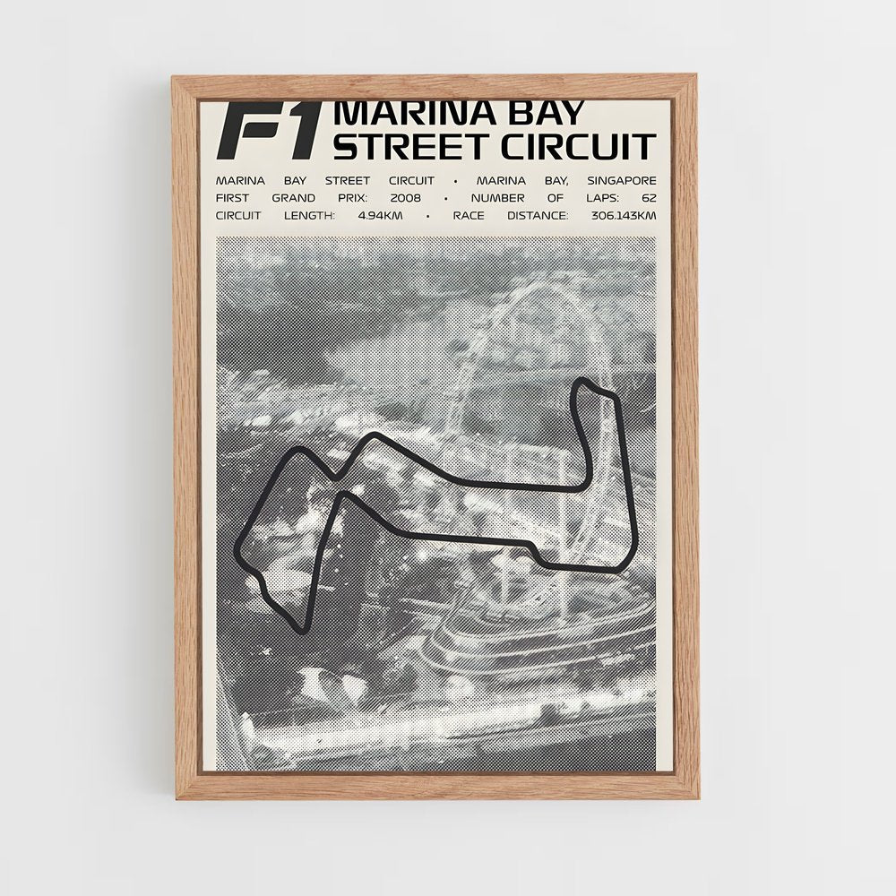 ap-marina bay street circuit singapore-2 cadre Bois clair