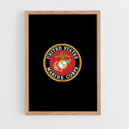 ap-marine corps-1 cadre Bois clair