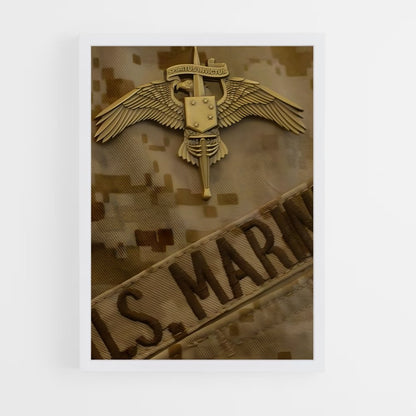 ap-marine corps-4 cadre Blanc