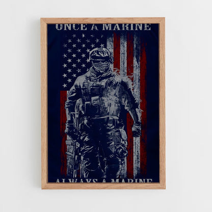 ap-marine corps-5 cadre Bois clair