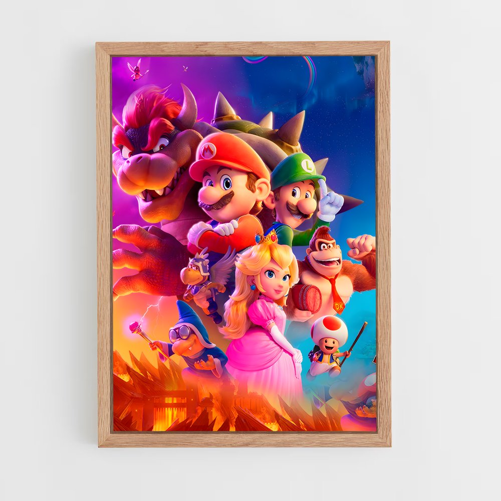 ap-mario-1 cadre Bois clair