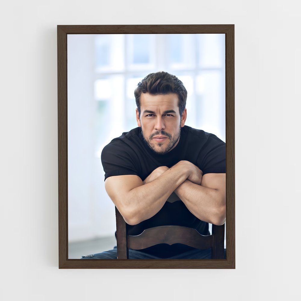 ap-mario casas-9 cadre Bois foncé