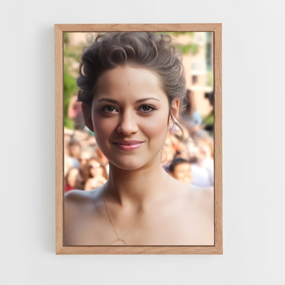 ap-marion cotillard-3 cadre Bois clair