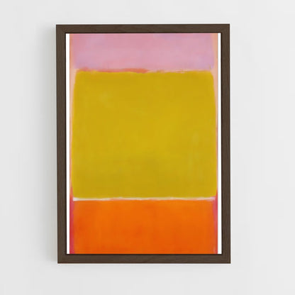 ap-mark rothko-9 cadre Bois foncé