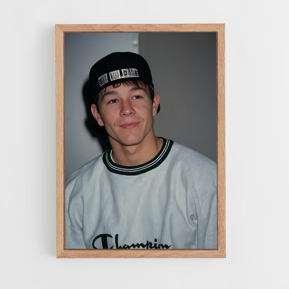 ap-mark wahlberg-7 cadre Bois clair