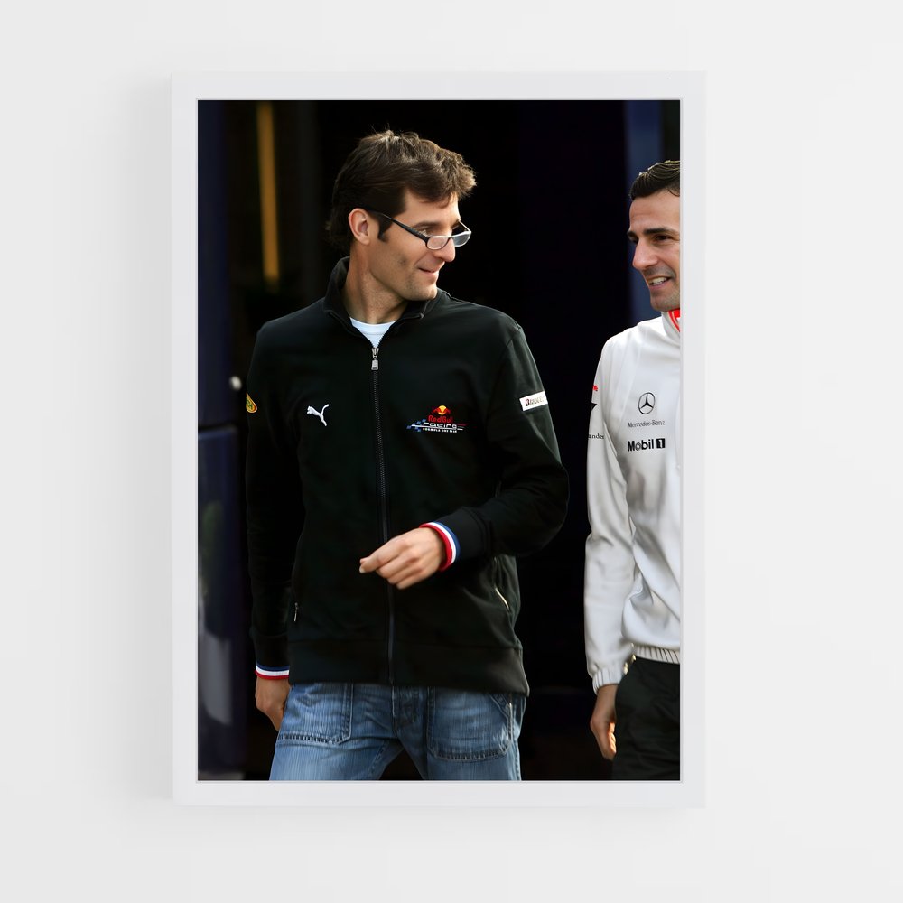 ap-mark webber-8 cadre Blanc