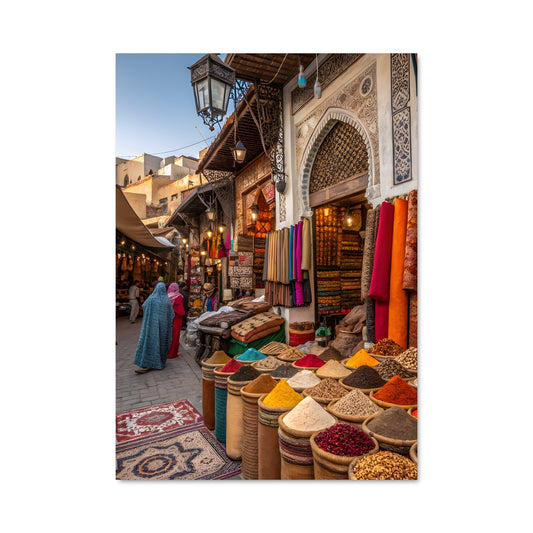 Poster Saveurs de Marrakech