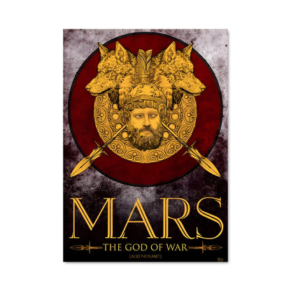 Poster War God Mars