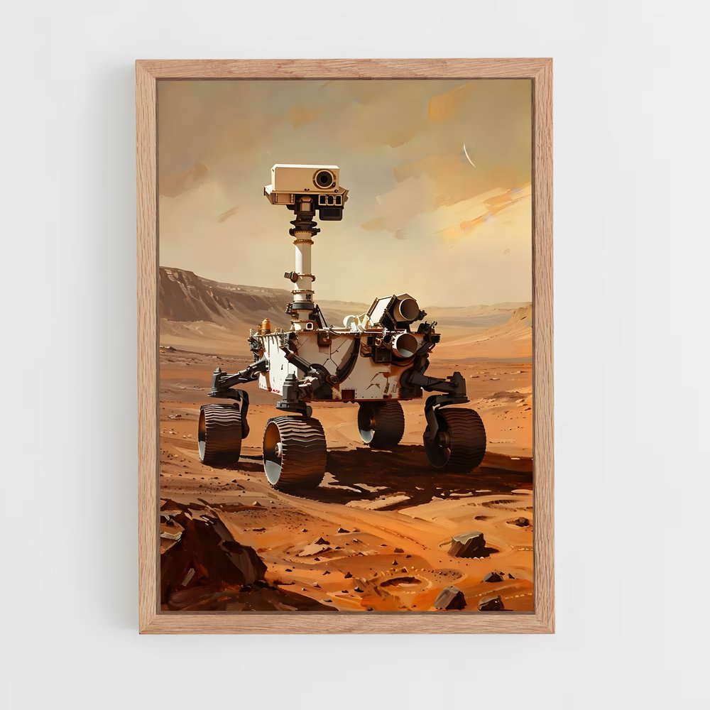 ap-mars rover-1 cadre Bois clair