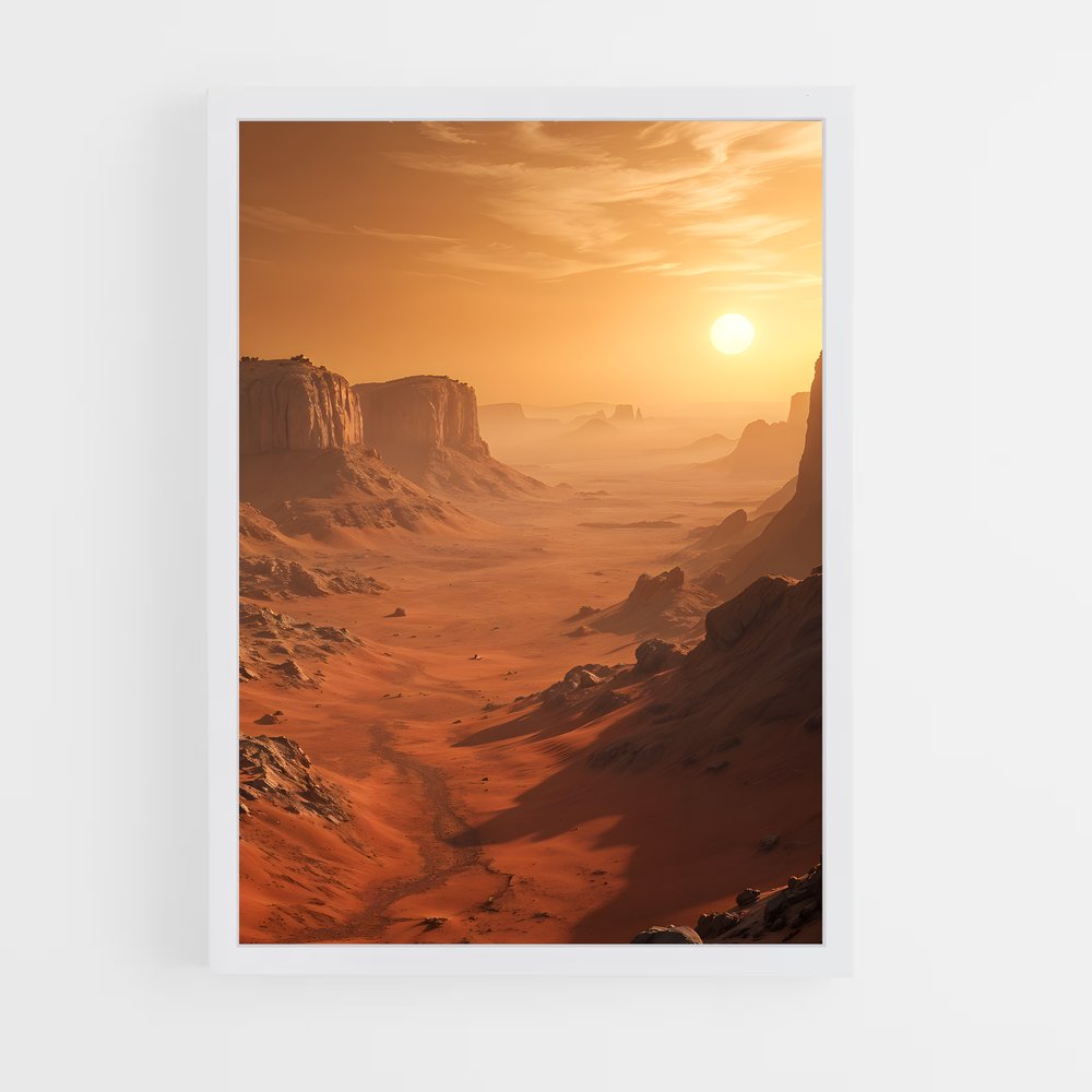 ap-mars surface-11 cadre Blanc