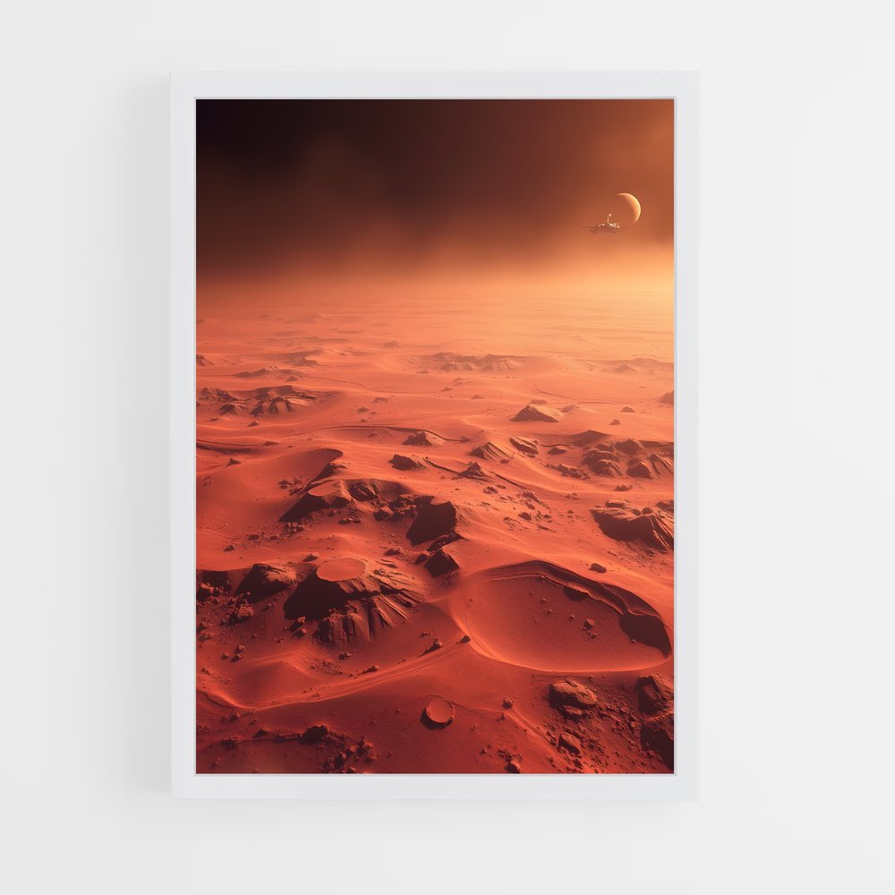 ap-mars surface-13 cadre Blanc