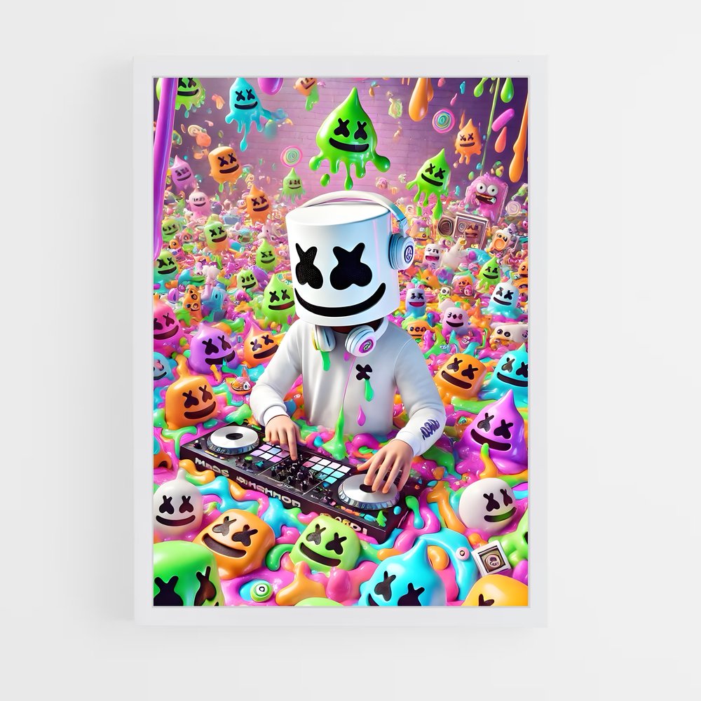 ap-marshmello-14 cadre Blanc