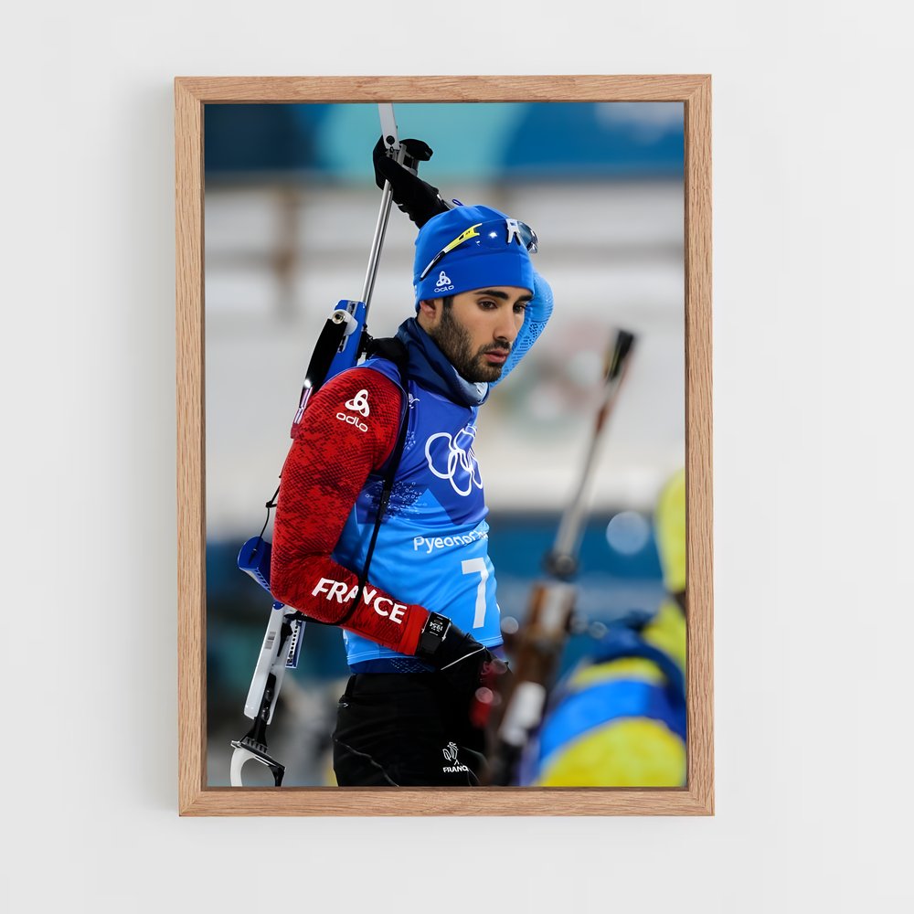 ap-martin fourcade-10 cadre Bois clair