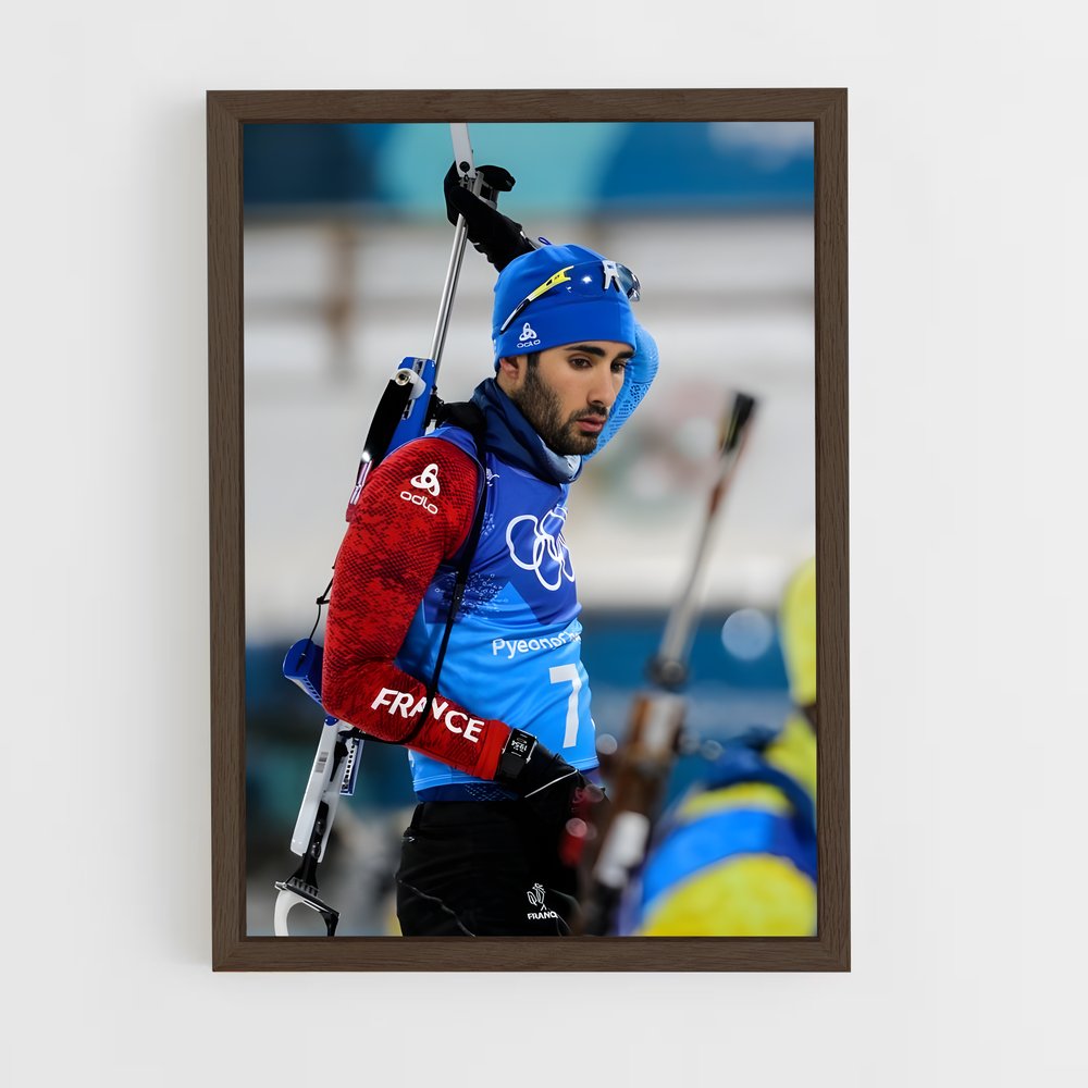 ap-martin fourcade-10 cadre Bois foncé