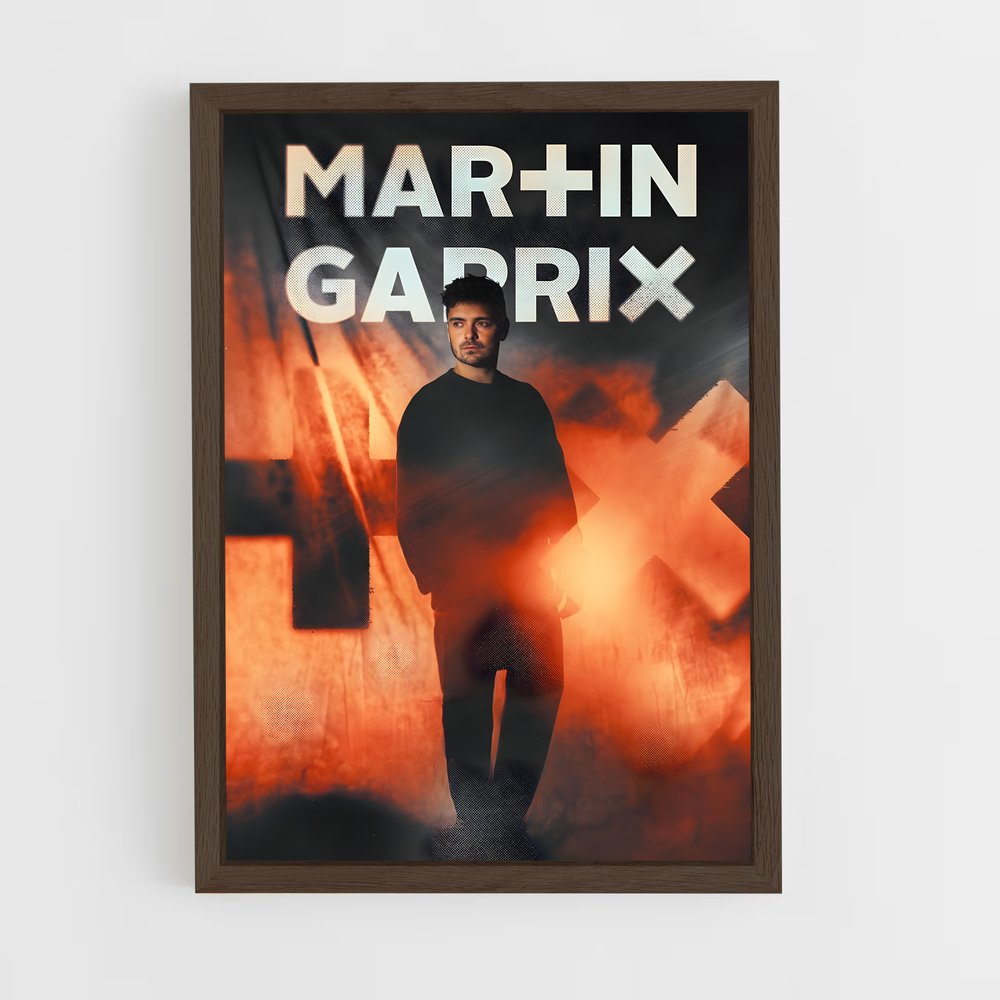 ap-martin garrix-4 cadre Bois foncé