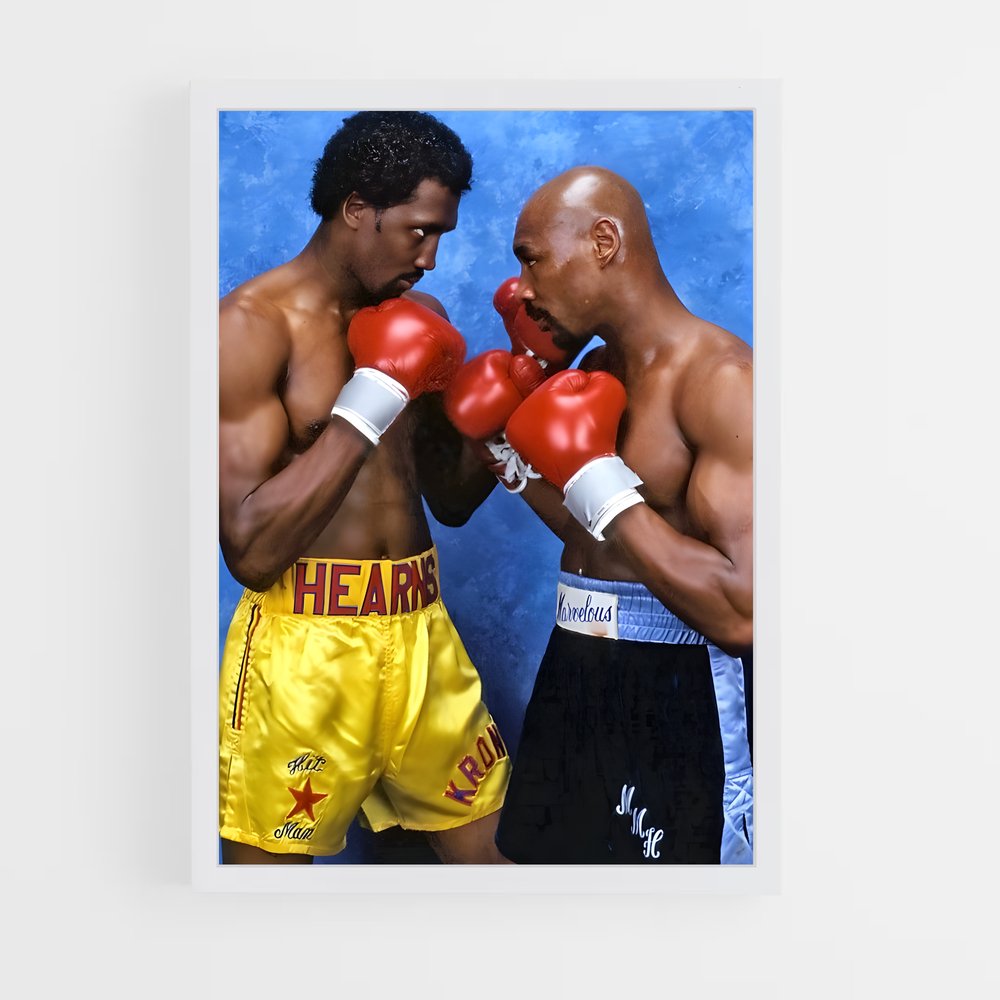 ap-marvin hagler-5 cadre Blanc