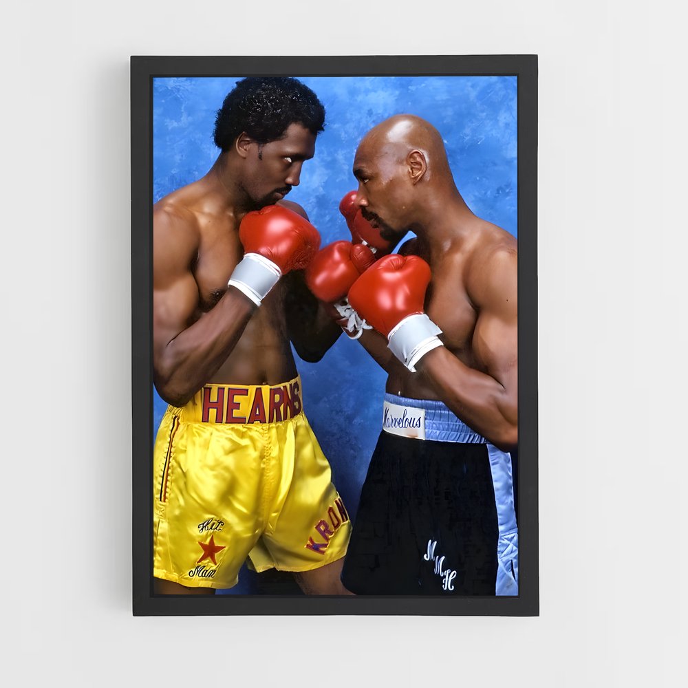 ap-marvin hagler-5 cadre Noir