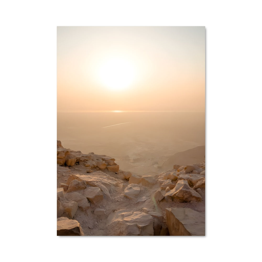 Poster Crépuscule sur Masada