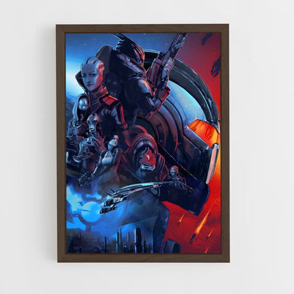 ap-mass effect-1 cadre Bois foncé