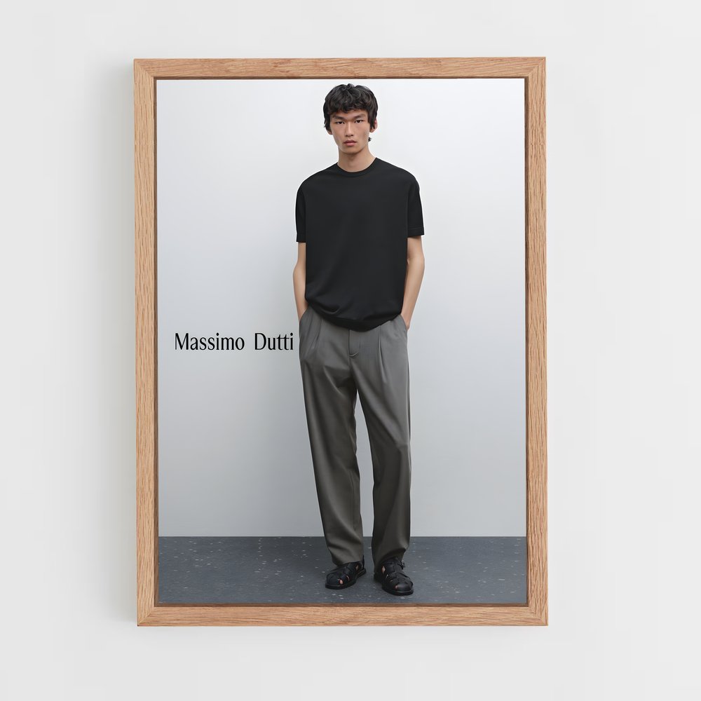 ap-massimo dutti-2 cadre Bois clair