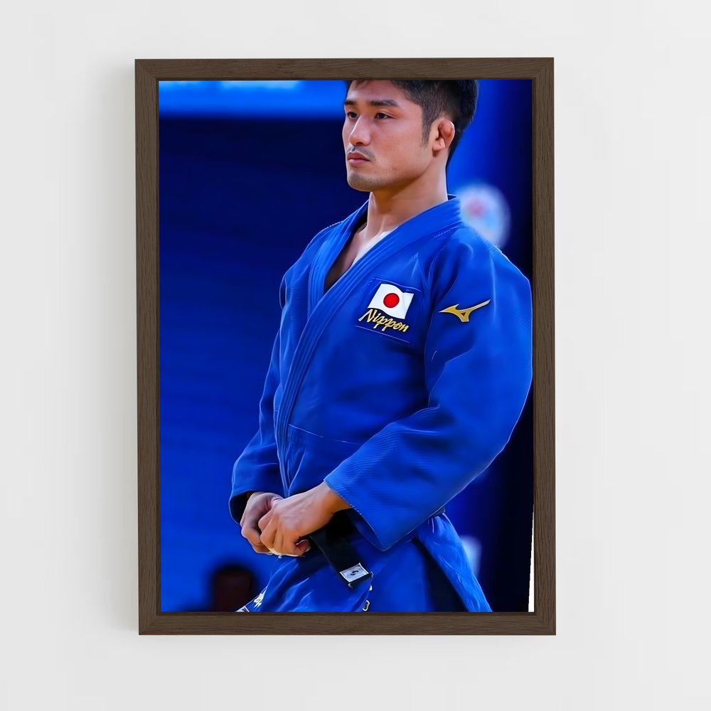 ap-masters judo-3 cadre Bois foncé