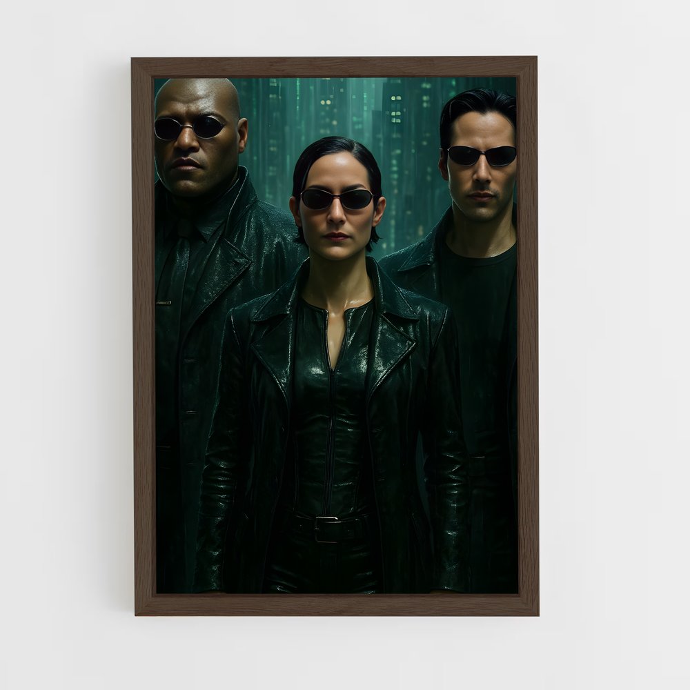 ap-matrix-6 cadre Bois foncé