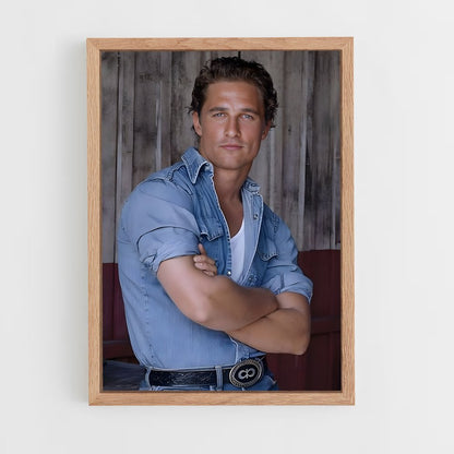 ap-matthew mcconaughey-9 cadre Bois clair