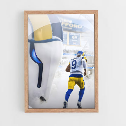 ap-matthew stafford-2 cadre Bois clair