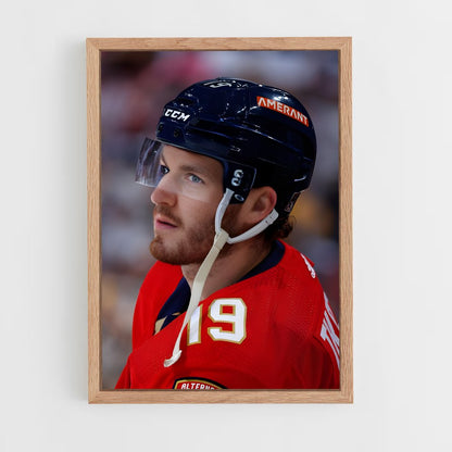 ap-matthew tkachuk-7 cadre Bois clair