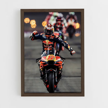 ap-maverick vinales-3 cadre Bois foncé